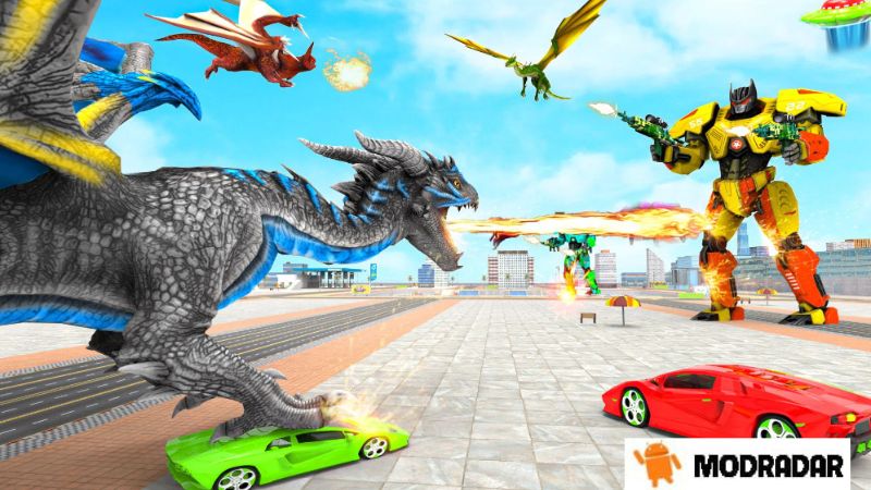 Dragon Robot - Riding Extreme APK Cộng đồng trong Dragon Robot - Riding Extreme APK