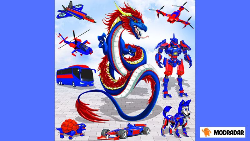 Dragon Robot - Riding Extreme APK Tìm hiểu về trò chơi Dragon Robot - Riding Extreme APK