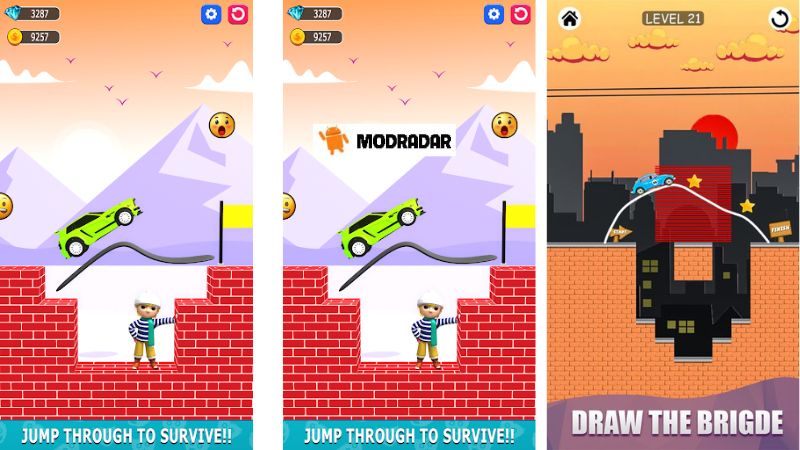 Có nhiều loại phương tiện trong Draw Bridge Puzzle – Draw Game APK Có nhiều loại phương tiện trong Draw Bridge Puzzle – Draw Game APK