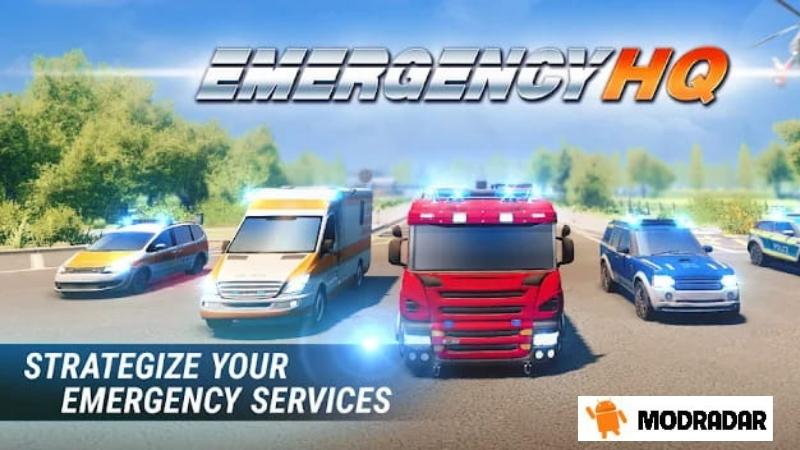 EMERGENCY HQ Mod Bergabunglah untuk menyelamatkan orang-orang dalam misi darurat dengan EMERGENCY HQ Mod