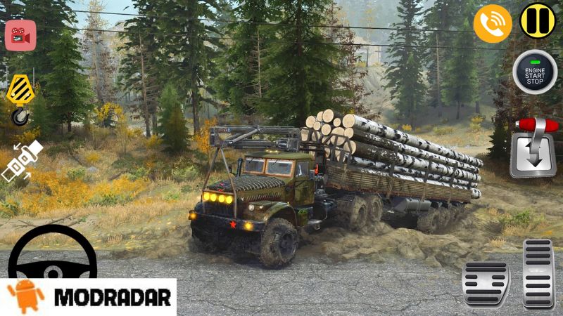 Euro Mud Truck Cargo Driving Apk Impressive graphics of Euro Mud Truck Cargo Driving Apk