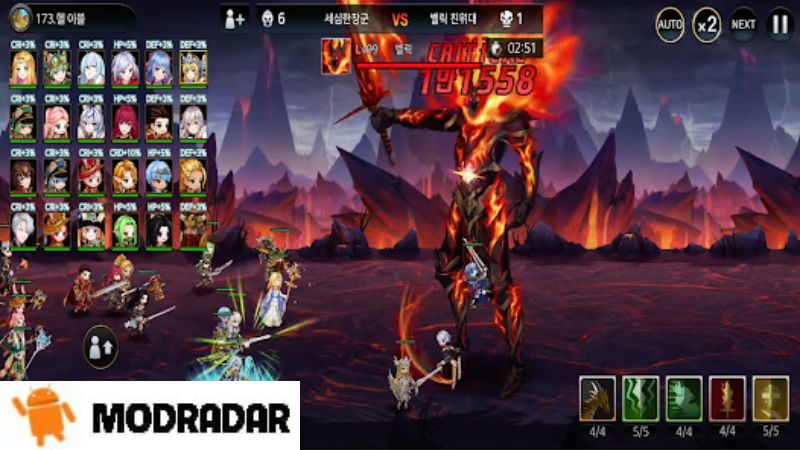 Thu thập vũ khí và săn thưởng trong quá trình chơi Final Guild : Fantasy RPG Apk