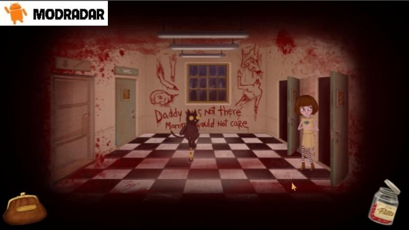 Adventure gameplay combining puzzles in Fran Bow Mod is extremely attractive