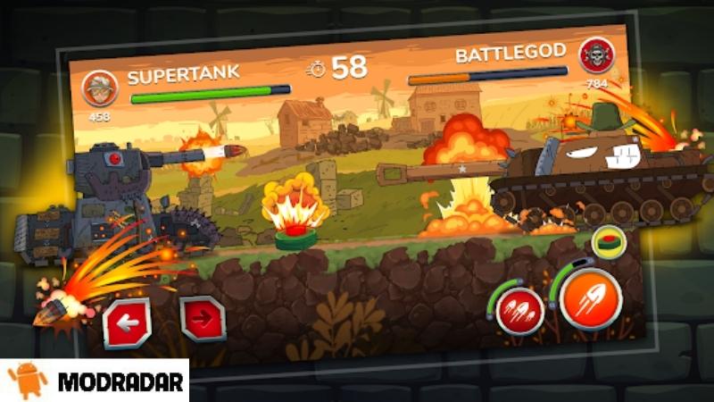 Đồ hoạ đơn giản của tựa game Gerand - Bent Barrels Mod