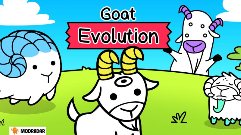 Hàng trăm cấp độ để chơi trong Goat Evolution: Animal Merge APK 