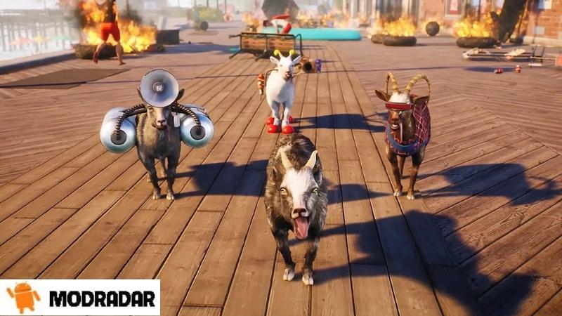 Goat Simulator Mod Perjalanan kambing dalam game Goat Simulator Mod