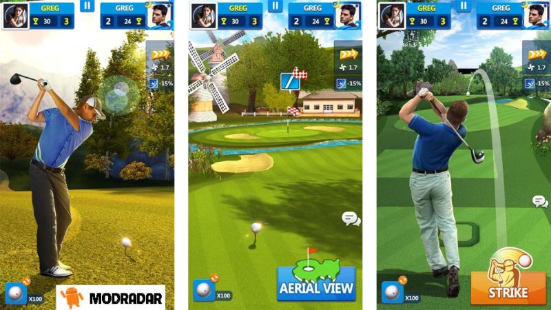 Golf Master 3D Mod Join diverse tournaments and challenges in Golf Master 3D Mod