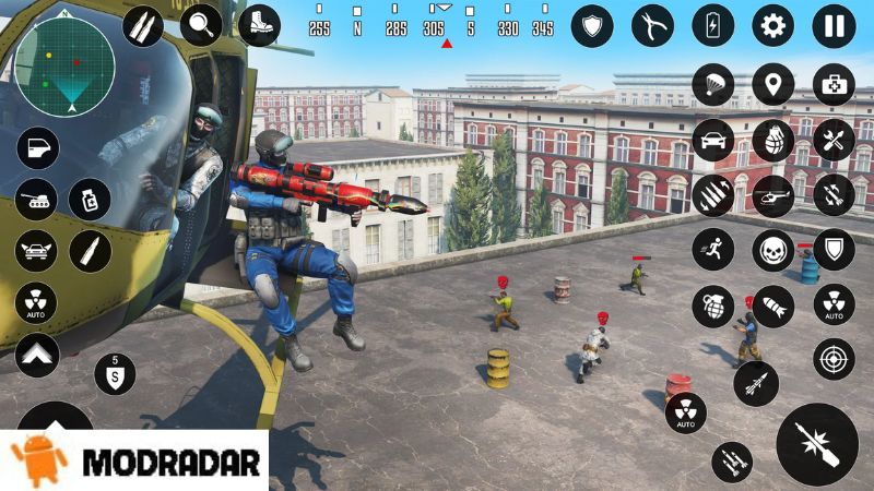 Gunship Air Strike Sky Warfare Apk Đồ họa 3D đặc sắc trong Gunship Air Strike Sky Warfare Apk
