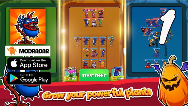 Halloween Zombie Merge Plants 2 - Halloween Zombie: Merge Plants APK v1.2