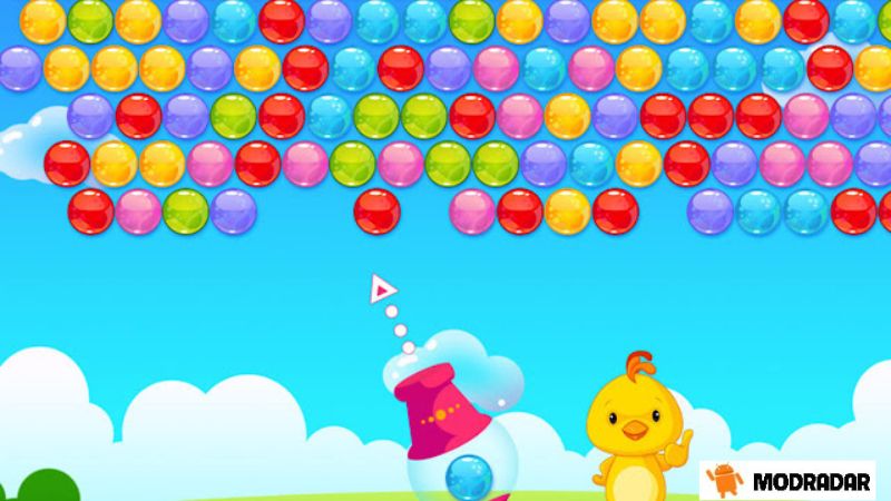 Bắn và làm nổ bóng với Happy Bubble Mod 
