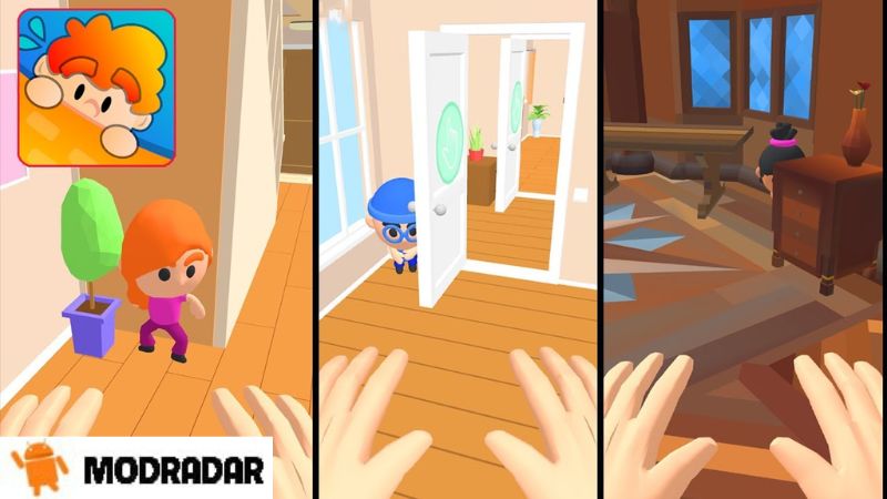 Hide N' Seek 3D Mod Cách chơi đơn giản của tựa game Hide N' Seek 3D Mod