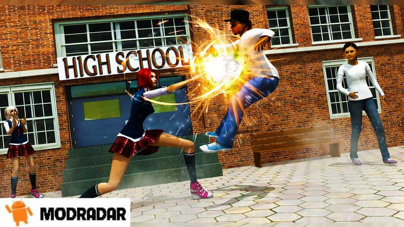 Promote skills in high school fight Apk