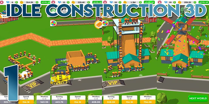 Idle Construction 3D Mod Idle Construction 3D Mod