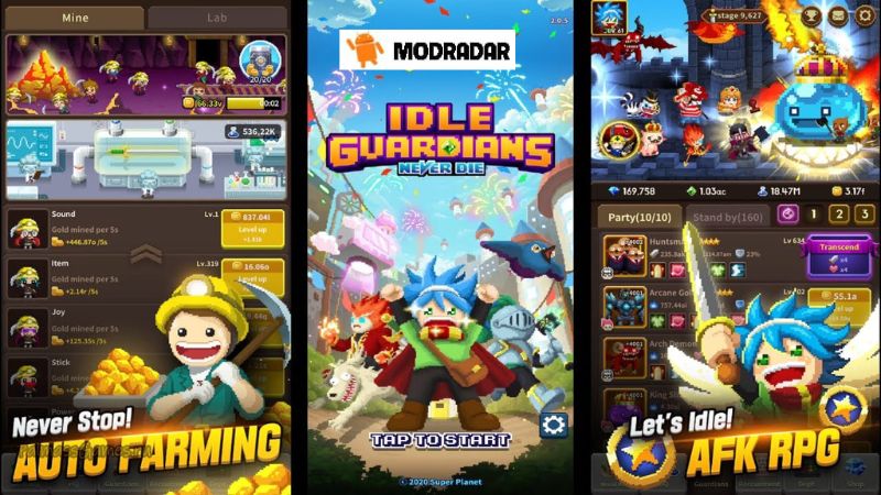 Idle Guardians Never Die 1 - Idle Guardians: Never Die mod 3.0.8 PENGGANDA KERUSAKAN