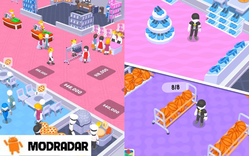 Idle Mall Tycoon Games Mart 1 - Idle Mall Tycoon Games: Mart Mod V1.2.3 (Vô Hạn Tiền, Phần Thưởng Miễn Phí) Giới thiệu về trò chơi Idle Mall Tycoon Games: Mart Mod