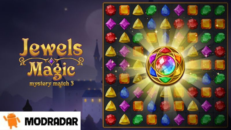 Giới thiệu về trò chơi Jewels Magic: Mystery Match3 Mod Giới thiệu về trò chơi Jewels Magic: Mystery Match3 Mod