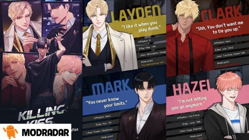 Advantages of Killing Kiss: BL story game Mod