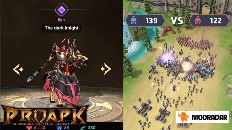 Kingdom Clash Mod Tham gia chiến đấu giữa những vương quốc cùng Kingdom Clash Mod