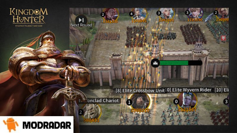 80 units and 140 heroes in Kingdom Hunter Apk game