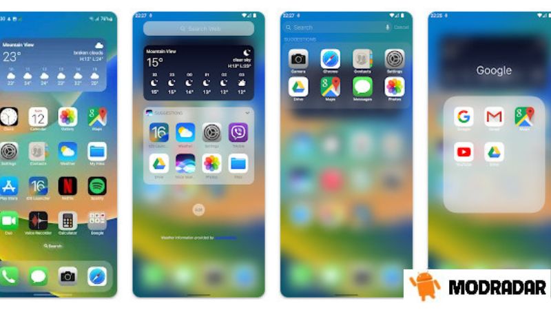 Launcher iOS 16 Mod Pengantar tentang Launcher iOS 16 Mod