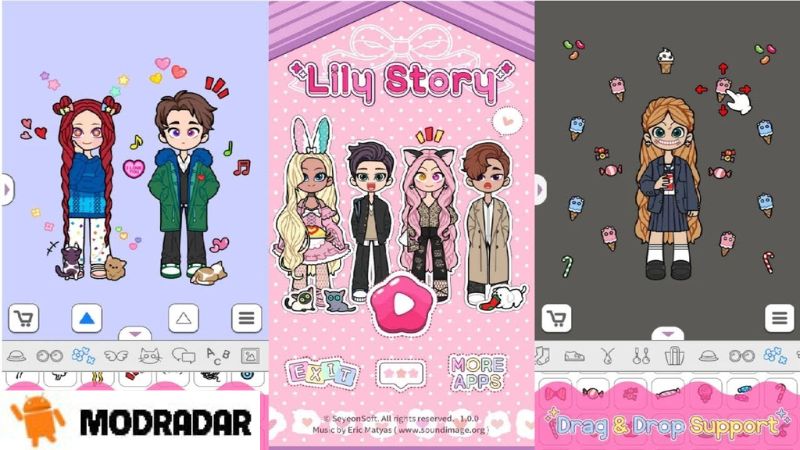 Lily Story Dress Up Game 3 - Lily Story: Dress Up Game mod v1.7.5 (Mua hàng miễn phí) Lily Story Dress Up Game 3 - Lily Story: Dress Up Game mod v1.7.5 (Mua hàng miễn phí)