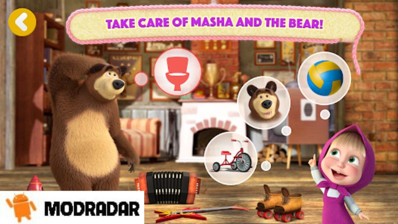 Masha and the Bear: My Friends Apk Cách chơi dễ dàng của game Masha and the Bear: My Friends Apk