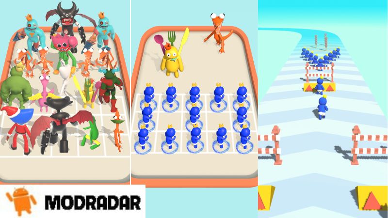 Merge Rainbow 3D Run 3 - Merge Rainbow: 3D Run Mod Apk (Mở khóa) v0.4.8