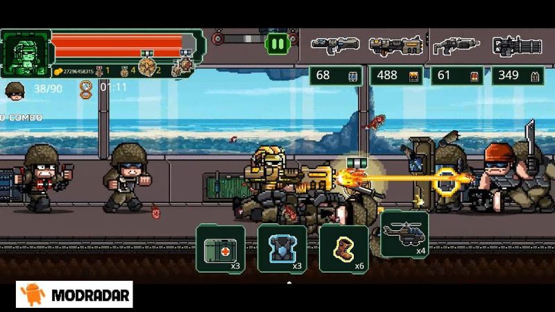 Metal Guns Fury 1 - Metal Guns Fury mod 17 (Vô Hạn Tiền)