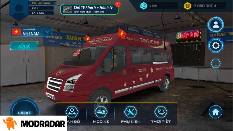 Introduction about Minibus Simulator Vietnam Mod game