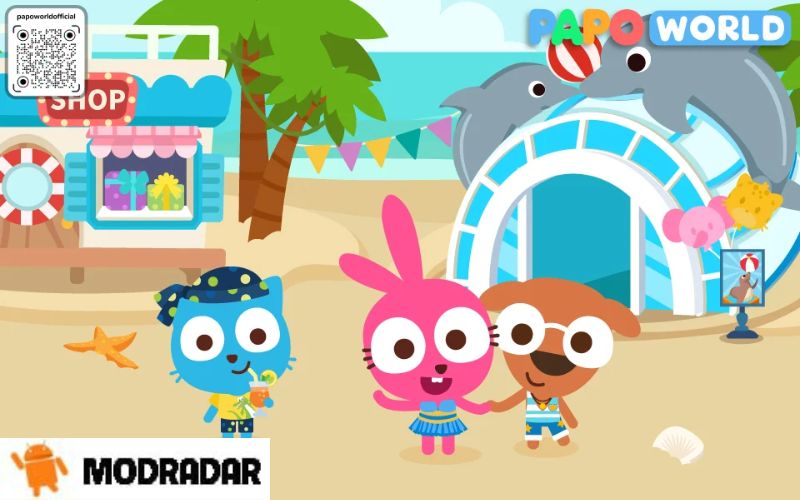 Papo Town: Ocean Park Mod Introduction about Papo Town: Ocean Park Mod game