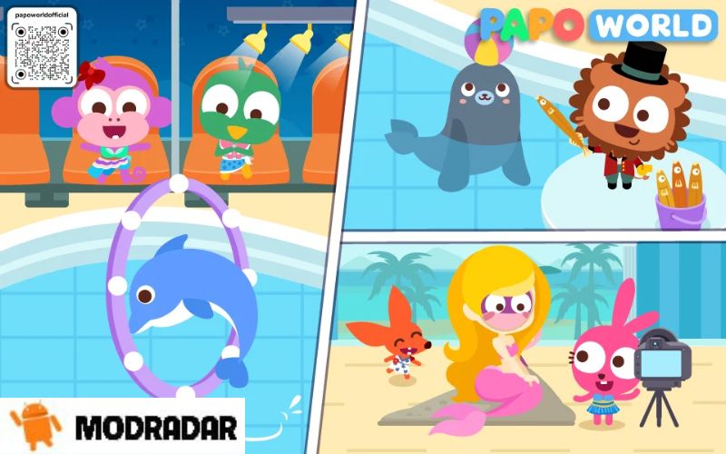 Papo Town: Ocean Park Mod The story in Papo Town: Ocean Park Mod