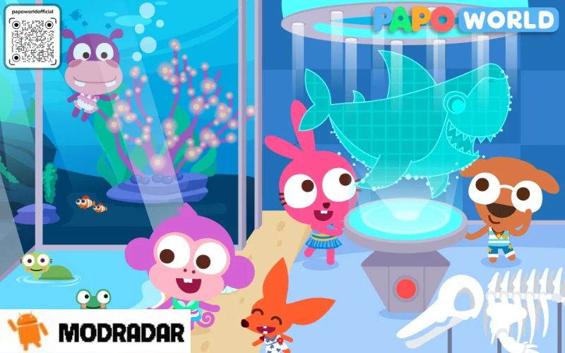 Papo Town: Ocean Park Mod Diverse locations in Papo Town: Ocean Park Mod
