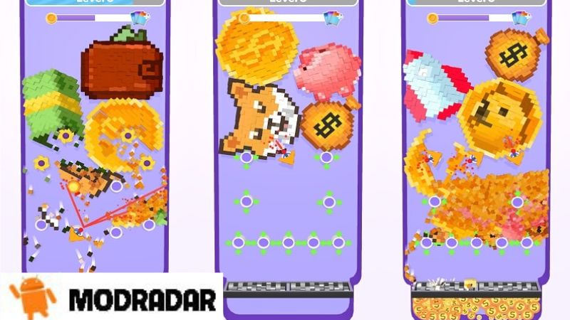 Lối chơi đơn giản của tựa game Pixel Demolish Mod