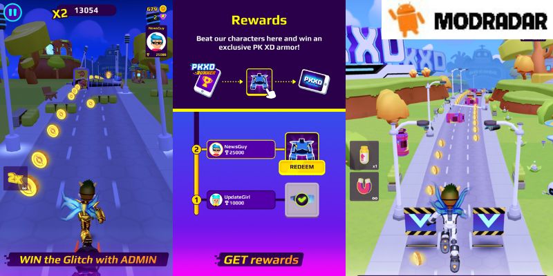 PKXD Runner Mod Collect coins in PKXD Runner Mod