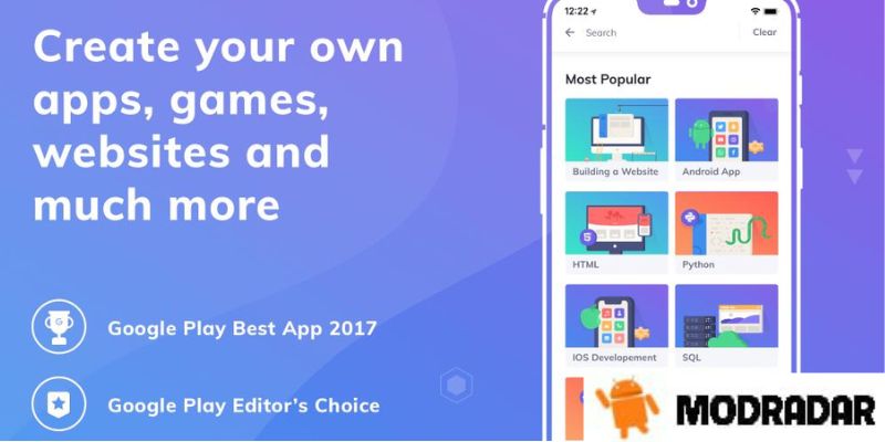 Programming Hub 2 - Programming Hub Mod Apk V5.2.35 (Pro Tidak Terkunci) Belajar dari pelajaran termudah di aplikasi Programming Hub Mod