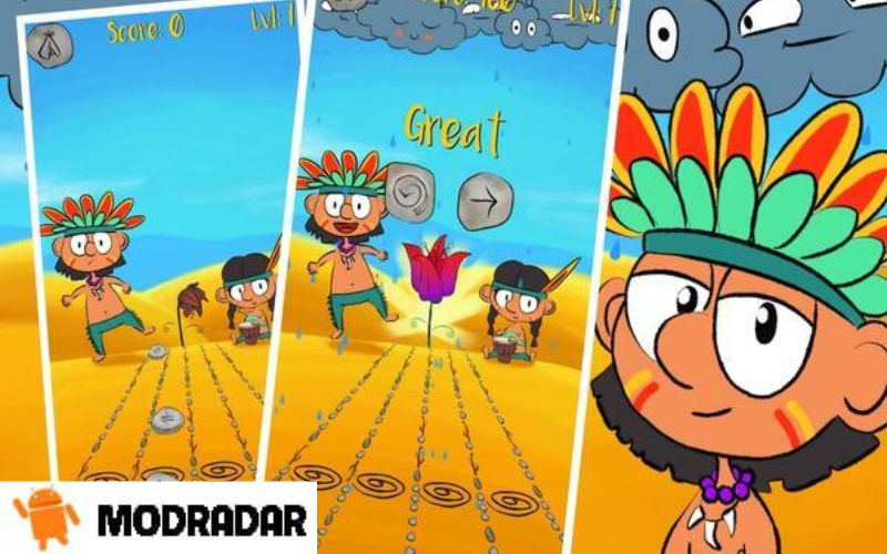 Luật chơi đơn giản của game Rain Master Apk