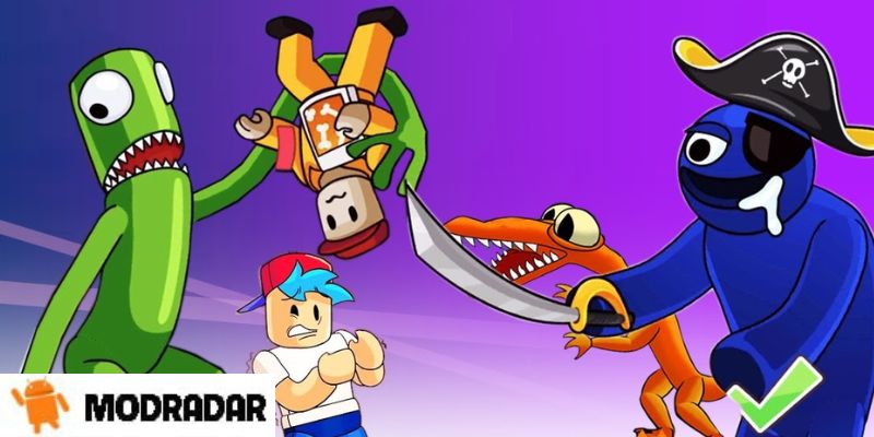 Rainbow DOP - Delete One Part Mod Multiple levels of play in the game Rainbow DOP - Delete One Part Mod