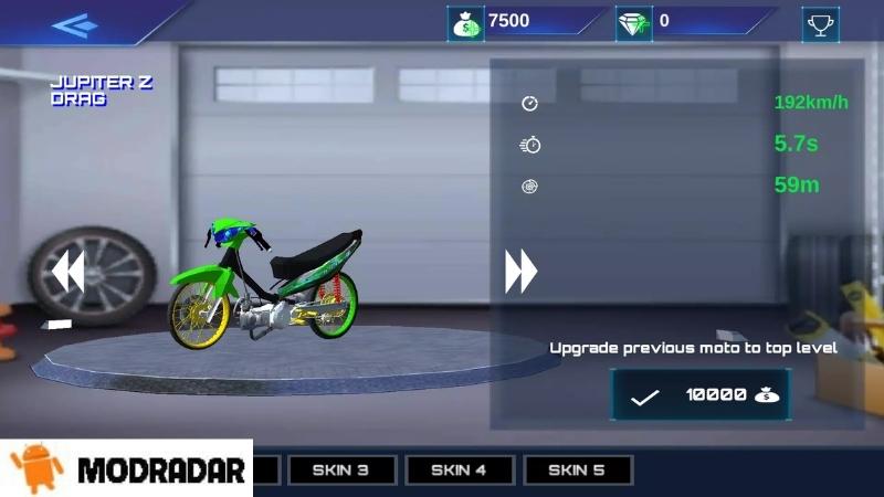 Real Drag Bike Racing Mod Hình ảnh tuyệt vời trong trò chơi Real Drag Bike Racing Mod