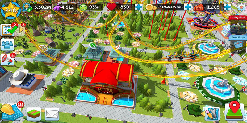rollercoaster tycoon touch mod - RollerCoaster Tycoon Touch mod apk v3.41.0 mở khóa tiền rollercoaster tycoon touch mod