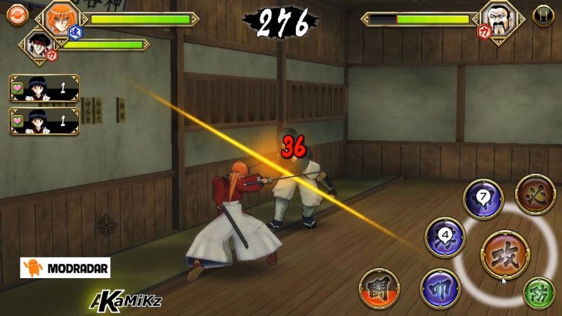 Samurai X 1 - Samurai X mod 2.1.24 (Vô hạn tiền, Mở khóa)