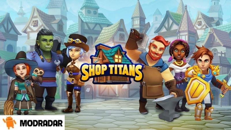 Shop Titans Mod Mulai perusahaan perdagangan di Shop Titans Mod