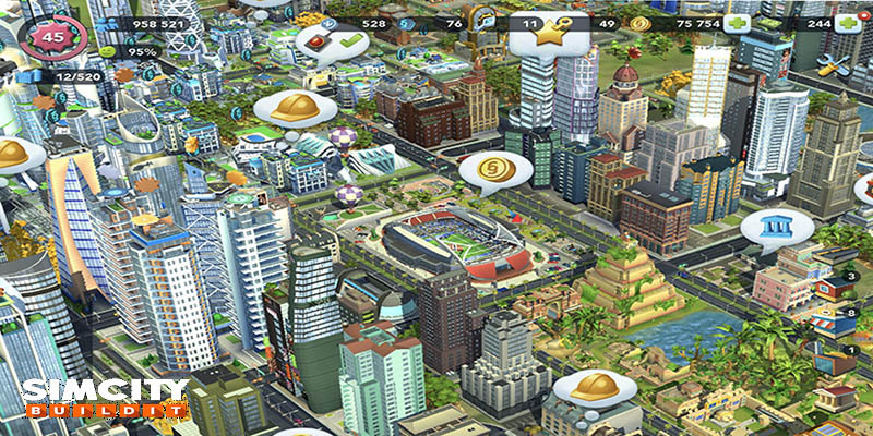 SimCity BuildIt Mod Apk Cốt truyện trong SimCity BuildIt Mod Apk