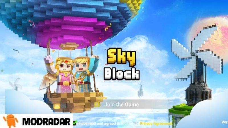 Skyblock untuk Blcokman GO Mod Gameplay dari game Skyblock untuk Blcokman GO Mod