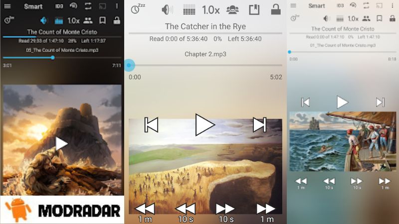 Smart AudioBook Player Mod The playing sound of the Smart AudioBook Player Mod application