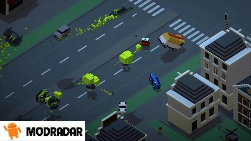 Smashy Road: Wanted 2 Mod Hệ thống phương tiện di chuyển đa dạng trong trò chơi Smashy Road: Wanted 2 Mod