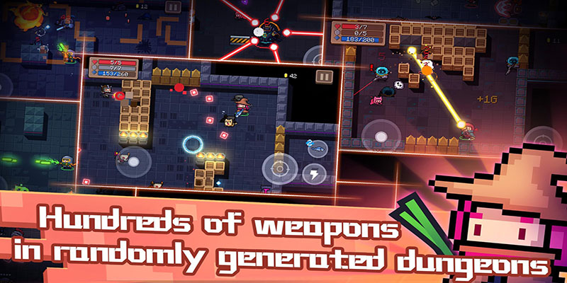 Soul Knight Mod apk mod ksatria jiwa dalam grafik game