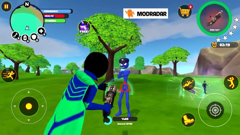 Những ưu điểm mà Stickman Superhero Mod sở hữu