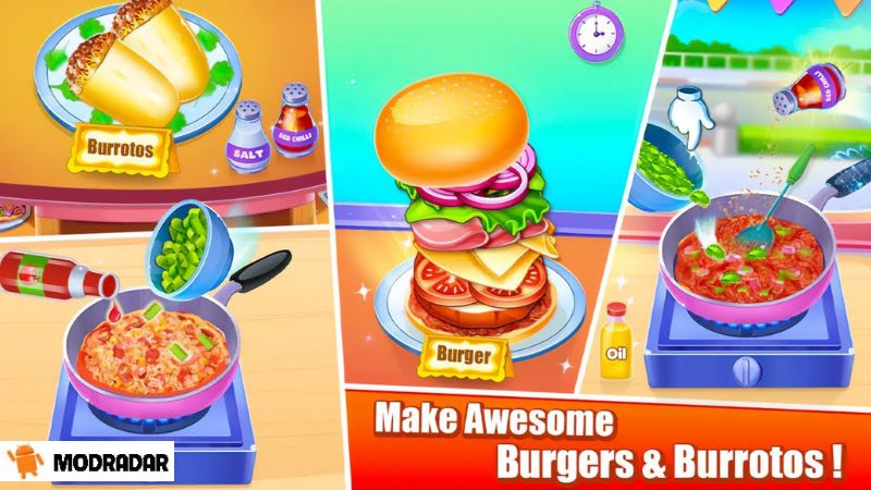 Street Food Cooking Games APK Những ưu điểm mà Street Food Cooking Games APK sở hữu