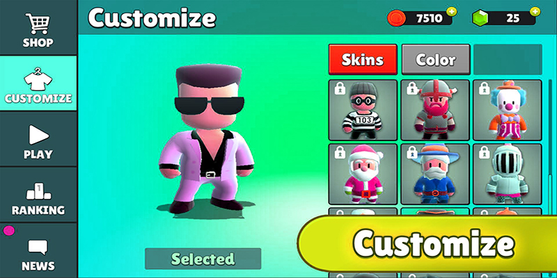 Fun Gameplay in Stumble Guys Mod