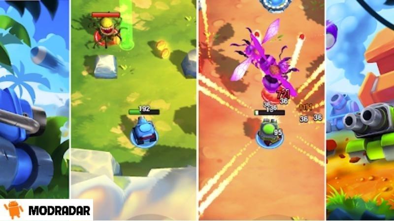 Complete skill combination at Tanks vs Bugs Mod